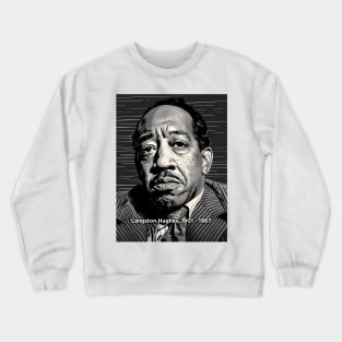 Black History Month: Langston Hughes, Hold fast to dreams. For if dreams die, life is a broken-winged bird that cannot fly Crewneck Sweatshirt